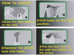 منظم المكانس وأدوات النظافة
