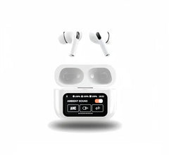 سماعات أذن لاسلكية AirPods Pro بتقنية إلغاء الضوضاء النشط/المعزز وشاشة لمس