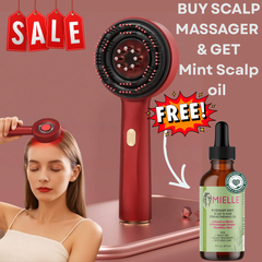 Scalp Massage Brush with Oil Applicator With (FREE Mint Scalp Oil)