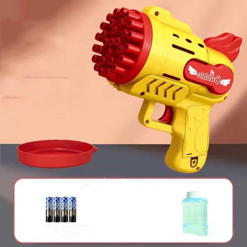 مسدس فقاعات للأطفال الصغار