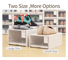 رف أحذية بغطاء (عبوة من 3 قطع)